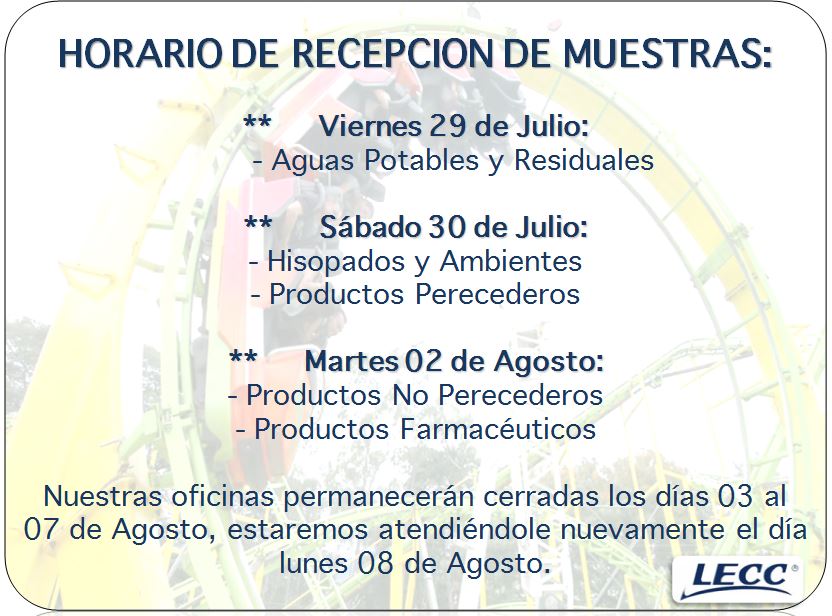 horario agosto